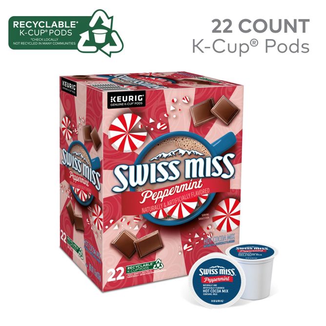 Swiss Miss Hot Cocoa Peppermint K-Cup Pods