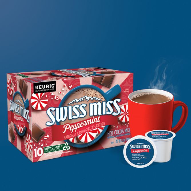 Swiss Miss Hot Cocoa Peppermint K-Cup Pods