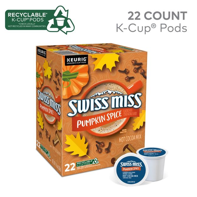 Swiss Miss Hot Cocoa Pumpkin Spice K-Cup Pods