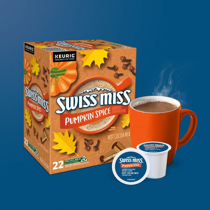 Swiss Miss Hot Cocoa Pumpkin Spice K-Cup Pods