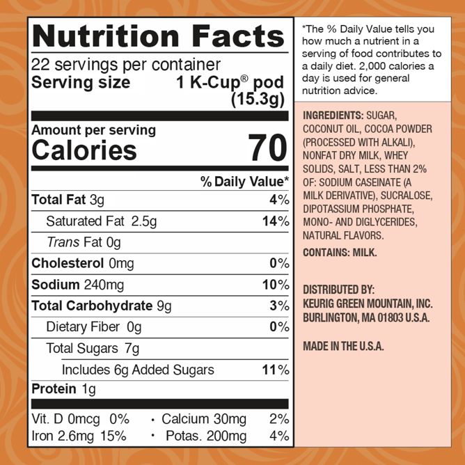 Swiss Miss Hot Cocoa Pumpkin Spice K-Cup Pods