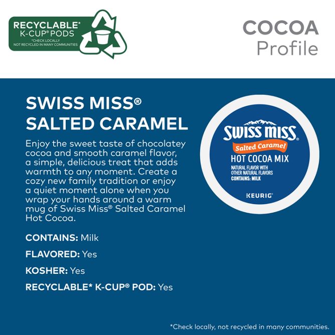 Swiss Miss Hot Cocoa Salted Caramel K-Cup Pods