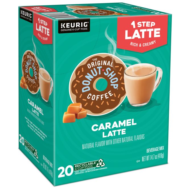 The Original Donut Shop Coffee Caramel Latte K-Cup Pods