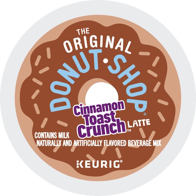 The Original Donut Shop Coffee Cinnamon Toast Crunch Latte K-Cup Pods