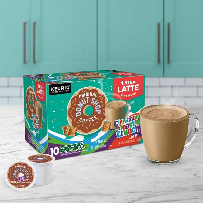 The Original Donut Shop Coffee Cinnamon Toast Crunch Latte K-Cup Pods
