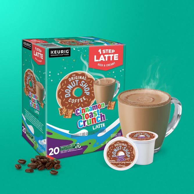 The Original Donut Shop Coffee Cinnamon Toast Crunch Latte K-Cup Pods