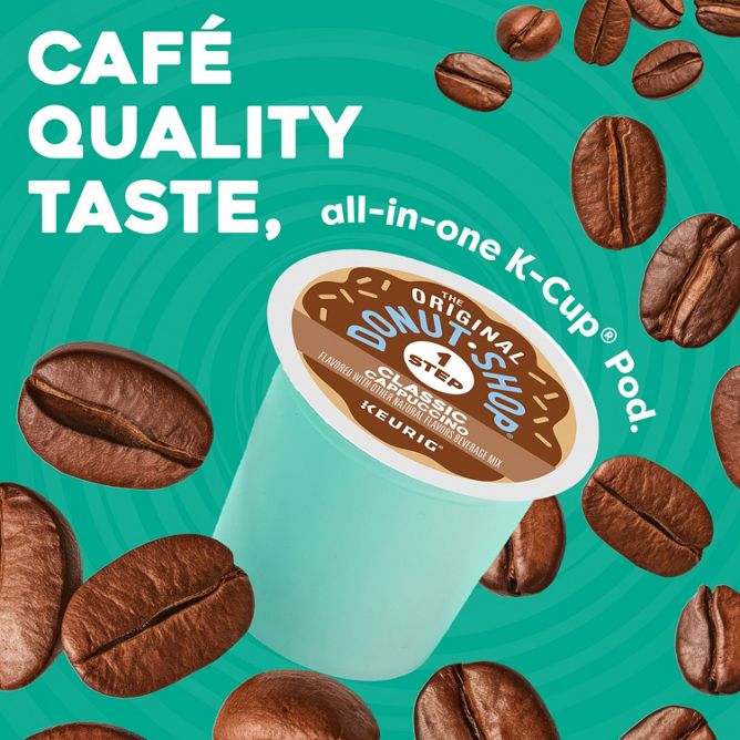 The Original Donut Shop Coffee Classic Cappuccino K-Cup Pods