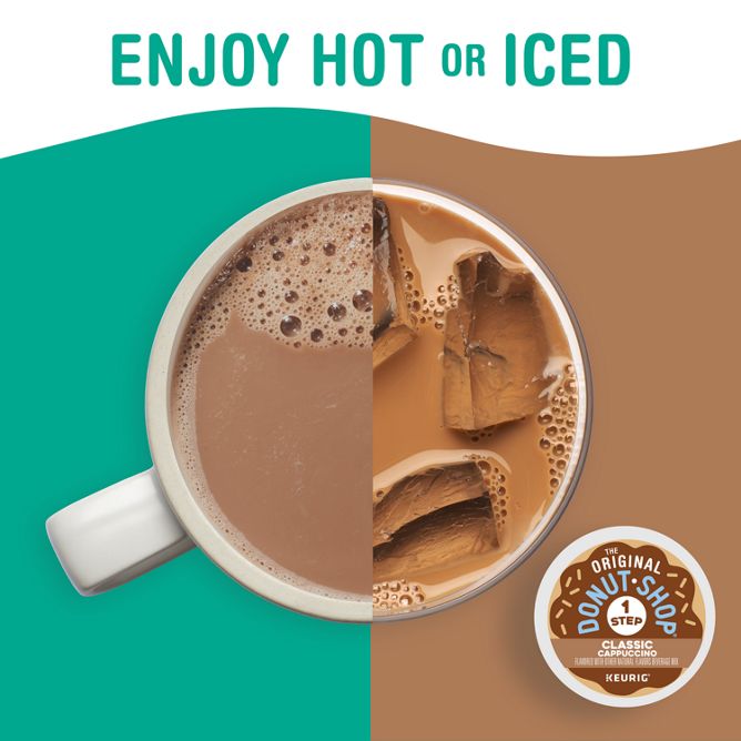 The Original Donut Shop Coffee Classic Cappuccino K-Cup Pods