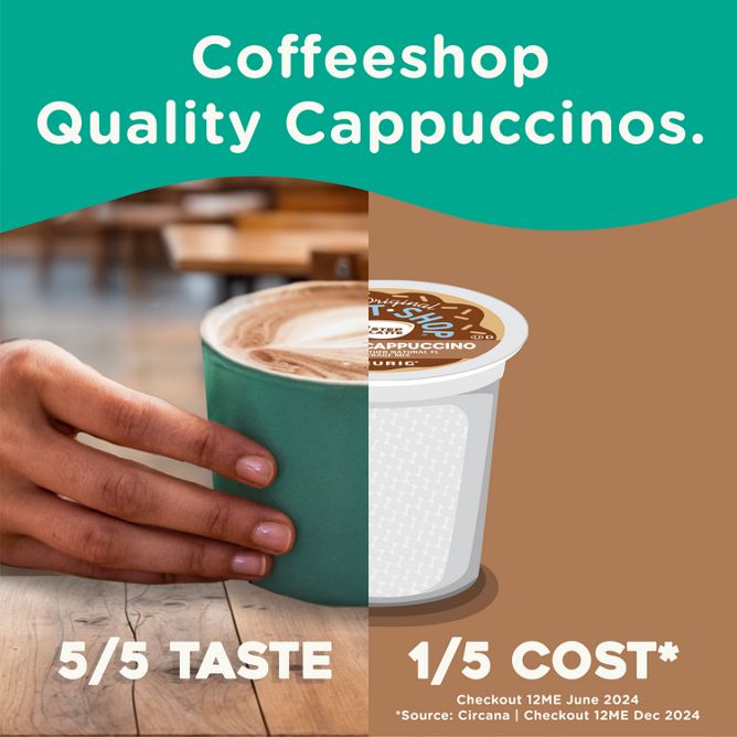The Original Donut Shop Coffee Classic Cappuccino K-Cup Pods