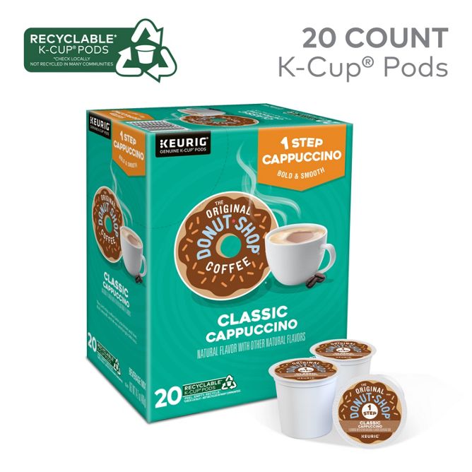 The Original Donut Shop Coffee Classic Cappuccino K-Cup Pods