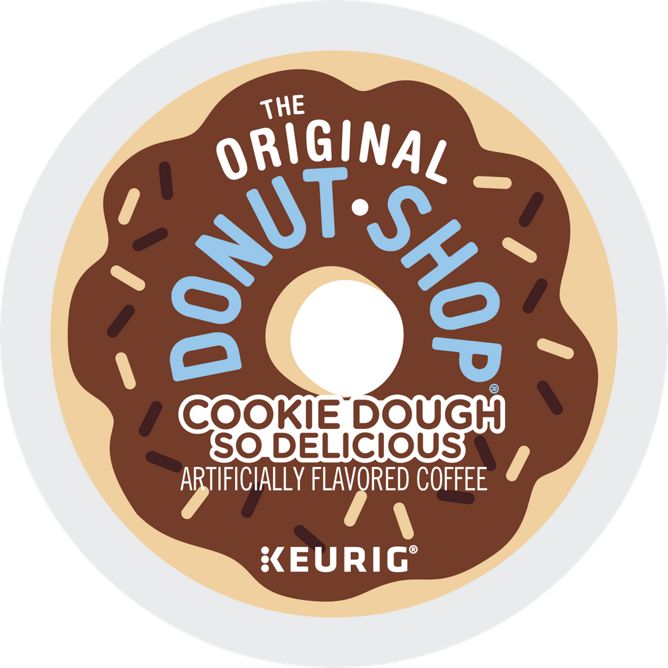The Original Donut Shop Coffee Cookie Dough So Delicious K-Cup Pods