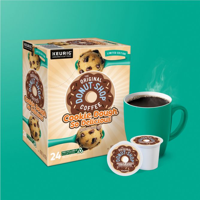 The Original Donut Shop Coffee Cookie Dough So Delicious K-Cup Pods