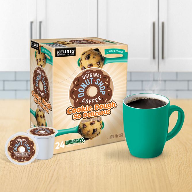 The Original Donut Shop Coffee Cookie Dough So Delicious K-Cup Pods