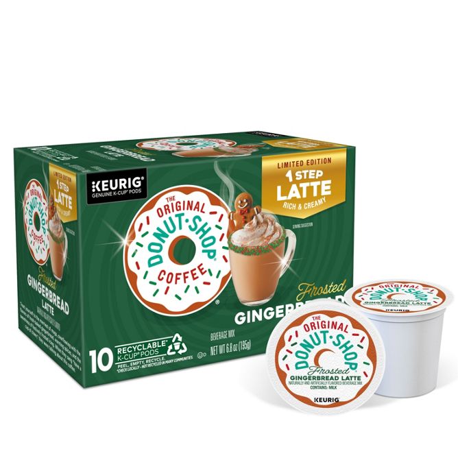 The Original Donut Shop Coffee Frosted Gingerbread Latte K-Cup Pods