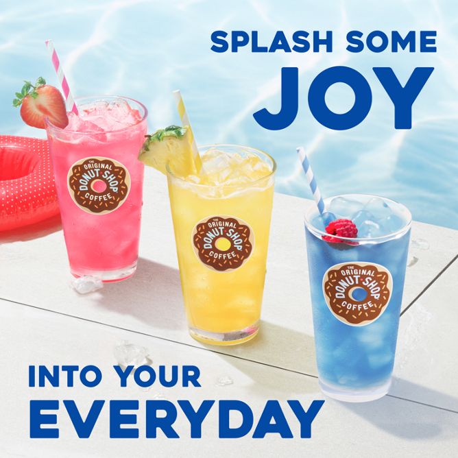 The Original Donut Shop Coffee Iced Refreshers Berry Chill K-Cup Pods