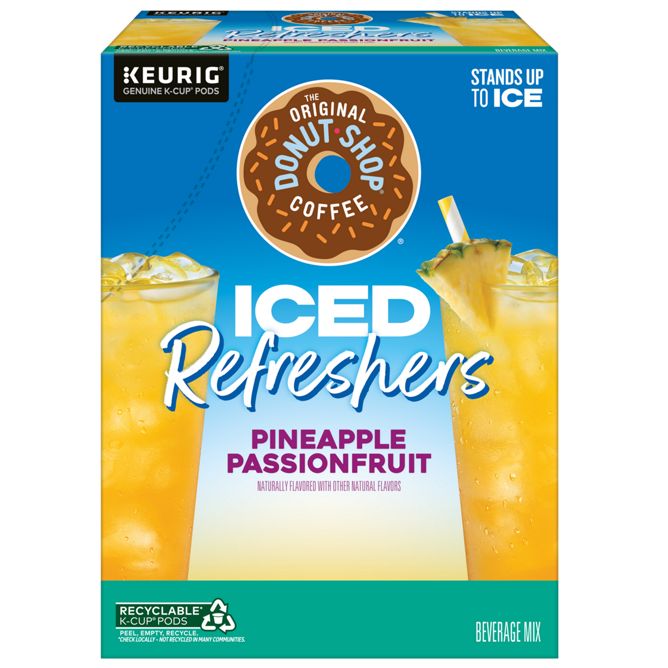 The Original Donut Shop Coffee Iced Refreshers Pine Pas K-Cup Pods