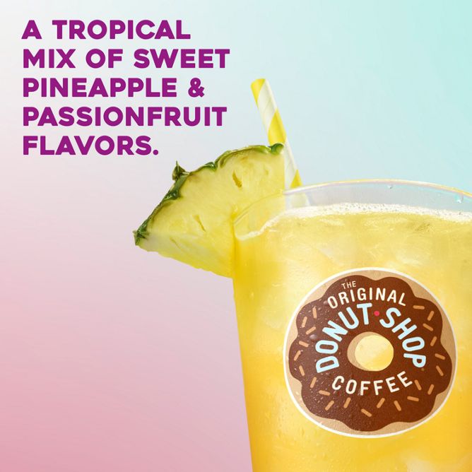 The Original Donut Shop Coffee Iced Refreshers Pine Pas K-Cup Pods