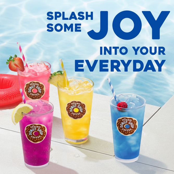 The Original Donut Shop Coffee Iced Refreshers Pine Pas K-Cup Pods