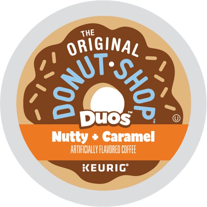 The Original Donut Shop Coffee Nutty + Caramel K-Cup Pods
