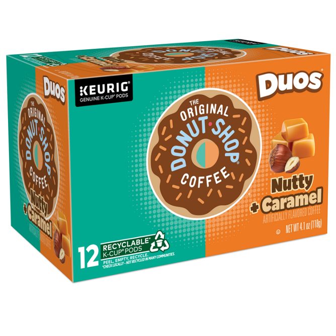 The Original Donut Shop Coffee Nutty + Caramel K-Cup Pods