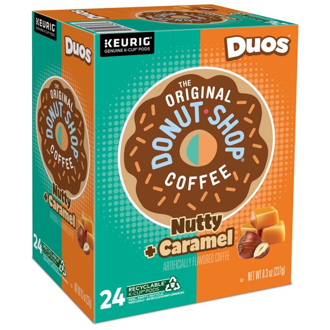 The Original Donut Shop Coffee Nutty + Caramel K-Cup Pods