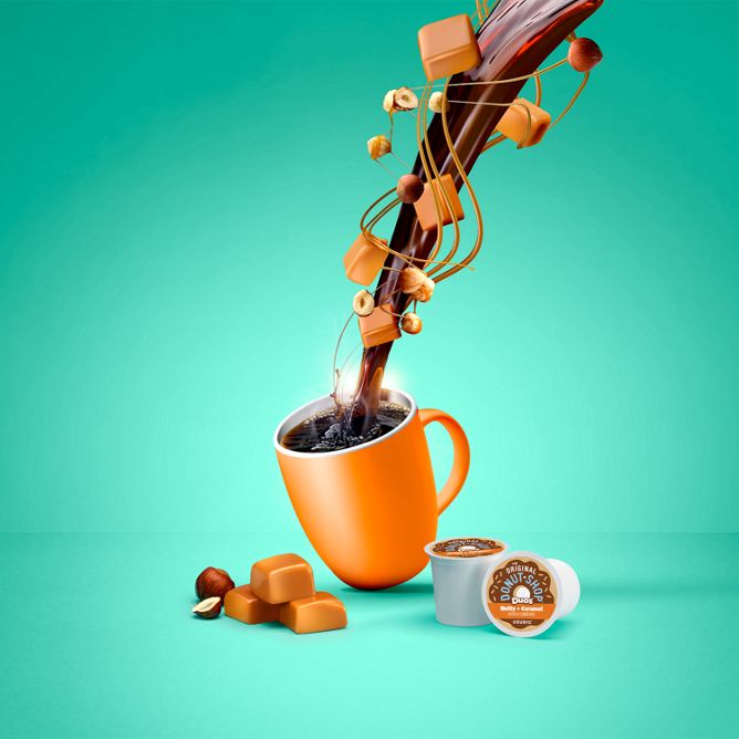 The Original Donut Shop Coffee Nutty + Caramel K-Cup Pods