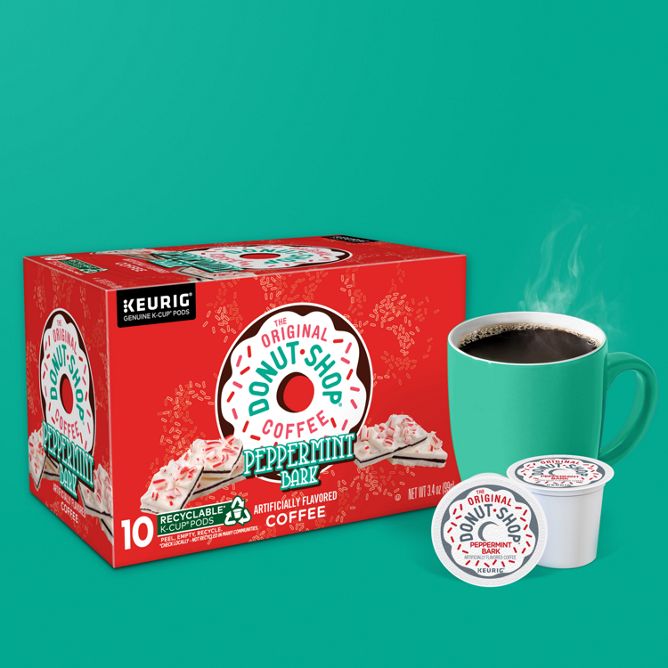 The Original Donut Shop Coffee Peppermint Bark K-Cup Pods