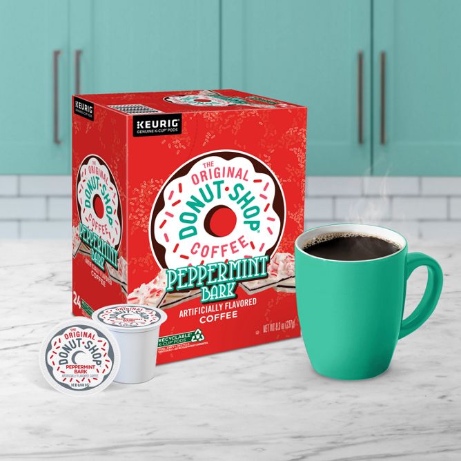The Original Donut Shop Coffee Peppermint Bark K-Cup Pods