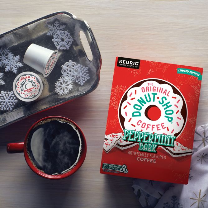 The Original Donut Shop Coffee Peppermint Bark K-Cup Pods