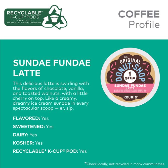 The Original Donut Shop Coffee Sundae Fundae K-Cup Pods