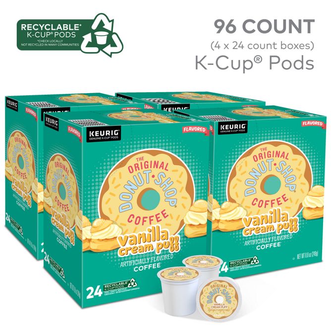 The Original Donut Shop Coffee Vanilla Cream Puff K-Cup Pods