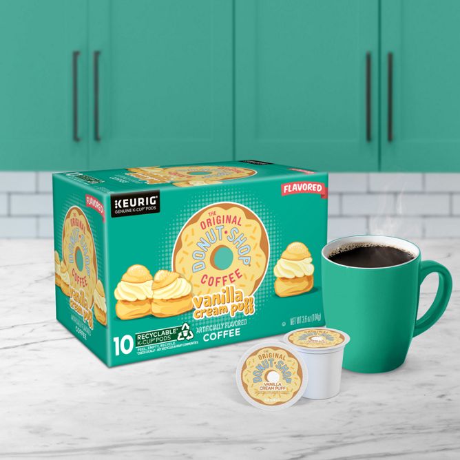 The Original Donut Shop Coffee Vanilla Cream Puff K-Cup Pods