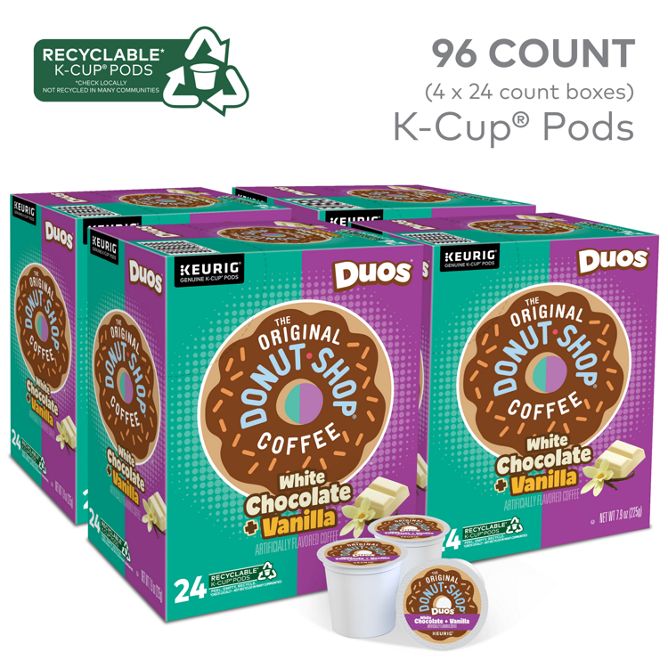 The Original Donut Shop Coffee White Chocolate + Vanilla K-Cup Pods