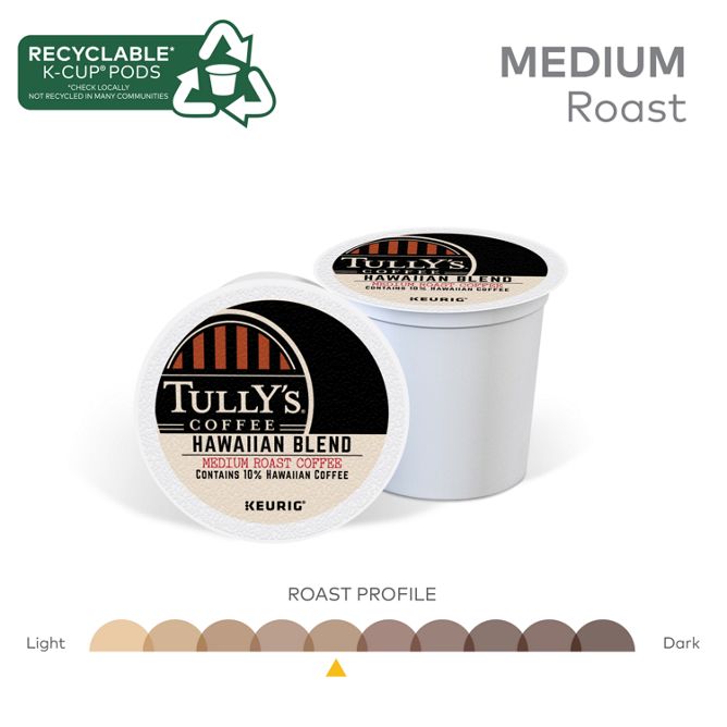 Tully's Coffee Hawaiian Blend K-Cup Pods