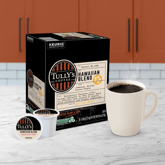 Tully's Coffee Hawaiian Blend K-Cup Pods