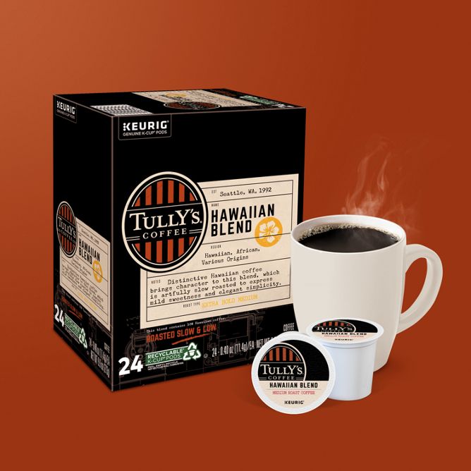 Tully's Coffee Hawaiian Blend K-Cup Pods